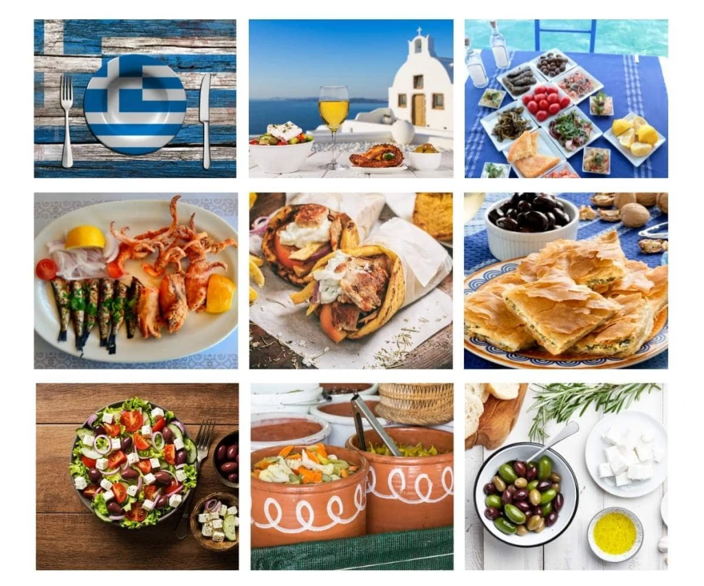 Imagine diversitate culinara Grecia