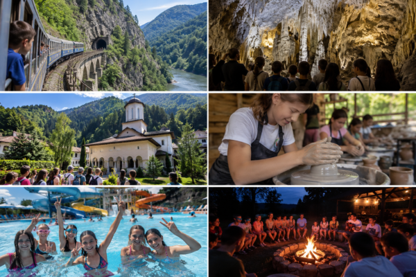 Tabără de vară Gorj 2027 – foc de tabără și activități Dream Trips